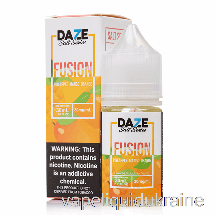 Vape Ukraine Pineapple Mango Orange - 7 Daze Fusion Salt - 30mL 50mg